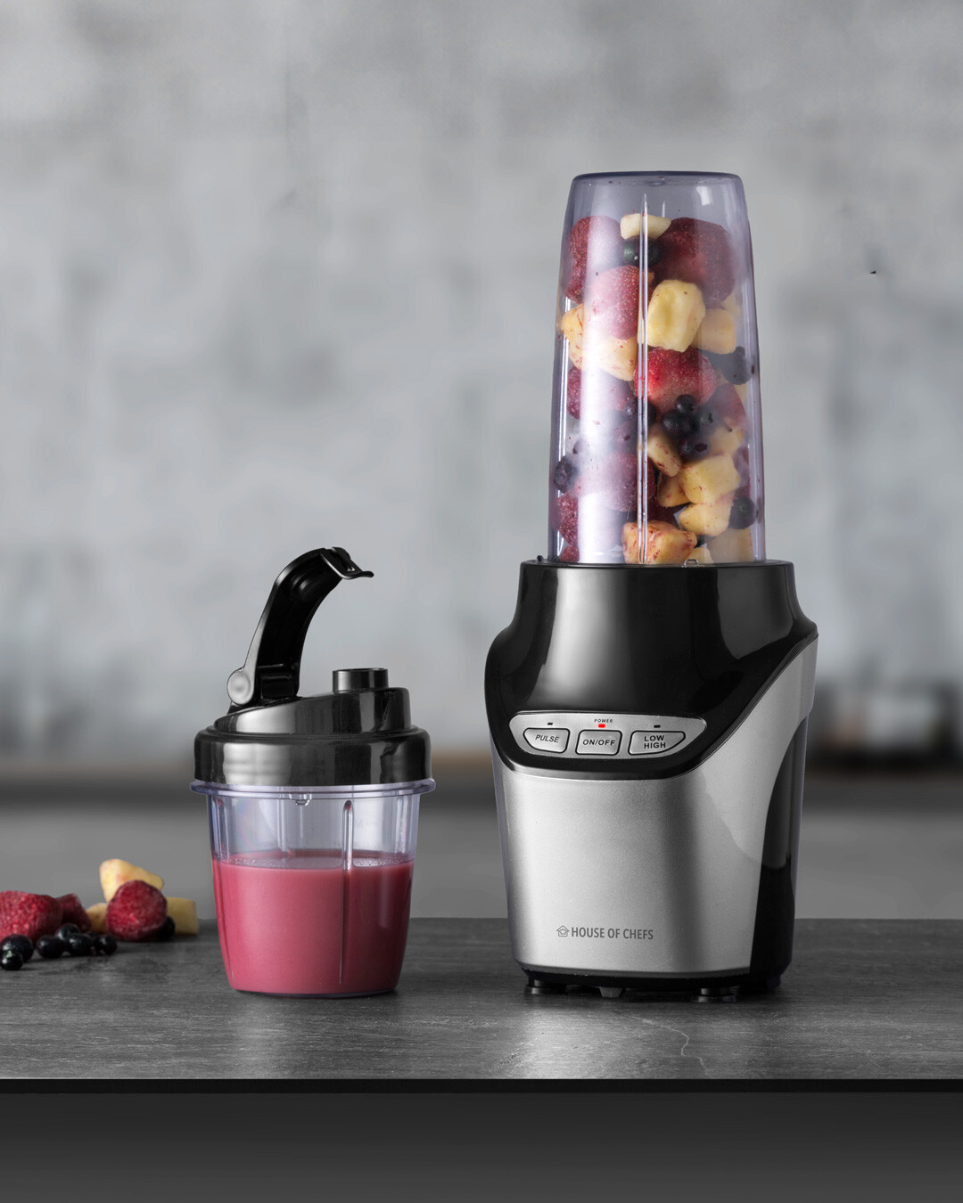 Kompakt to-go blender med høy effekt