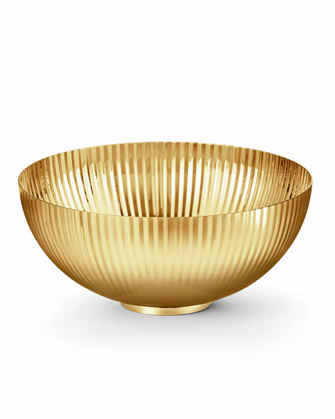 Gullbelagt bolle i ikonisk design