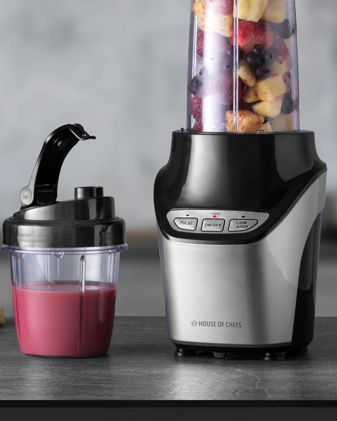 Kompakt to-go blender med høy effekt